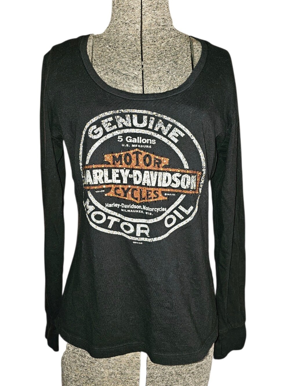 Harley-Davidson Long Sleeve Graphic Tee, Destination HD, Silverdale, WA.